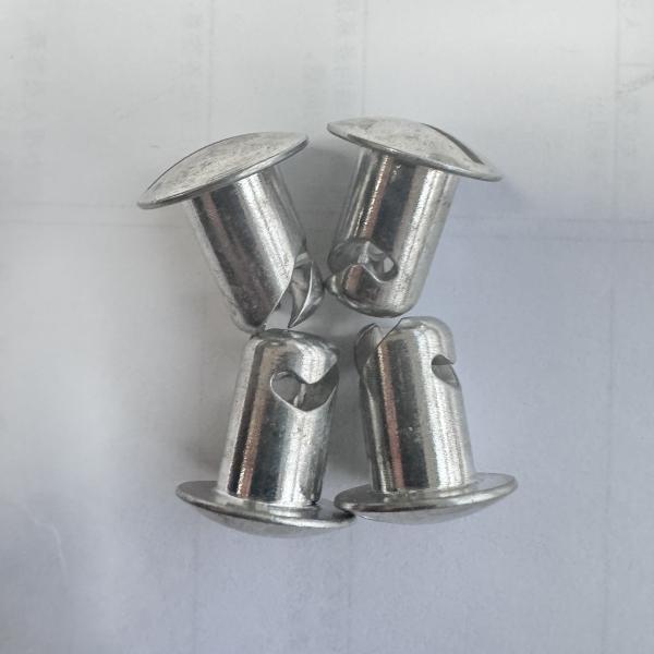 Replace/Repair Purpose Universal 7/16 *.600 Dzus Button Silver Aluminum Fasteners for Modified Cars and Sprint Cars