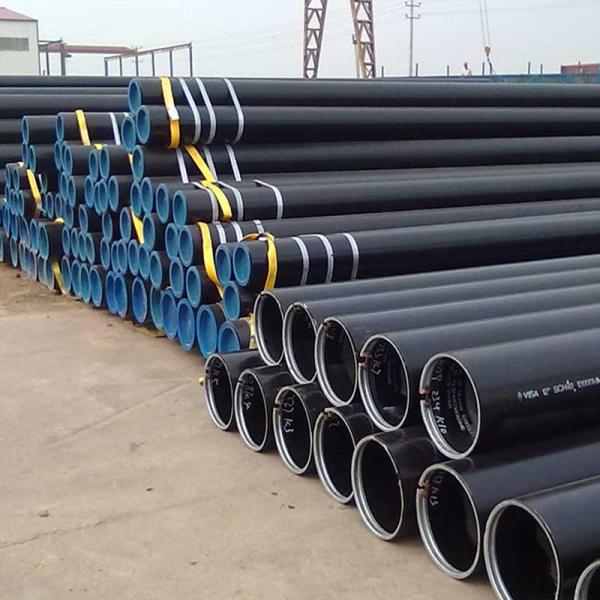 ASTM A106C Black Coated Carbon Steel Pipe Sch40-160 Seamless Steel Pipe for Oil and Water Transportation