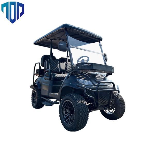 Carrinho de golfe OEM/ODM 4 lugares 48V 5KW painel de fibra de carbono