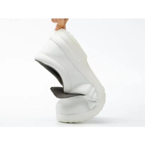 Medical Nursing Clinical Shoes White Leather Non Slip Shoes In Orthopedic Hospital