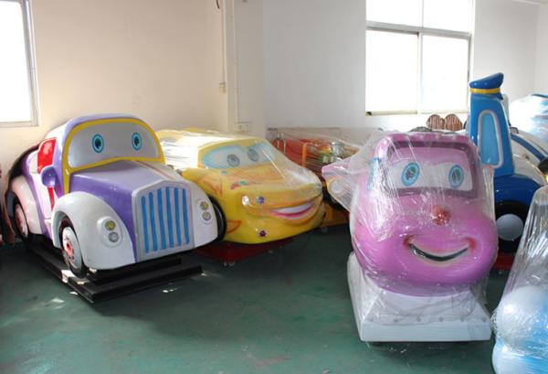 Cartoon 250W Fiberglass Amusement Equipment Kiddie Ride