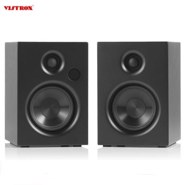 Powered Bookshelf Bluetooth Speakers 100W Record Player Stereo Speakers For Turntable PC  TV