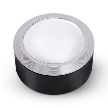Amazon 5X Cylinder LED Desktop Magnifier Paperweight Magnifying Glass For Reading