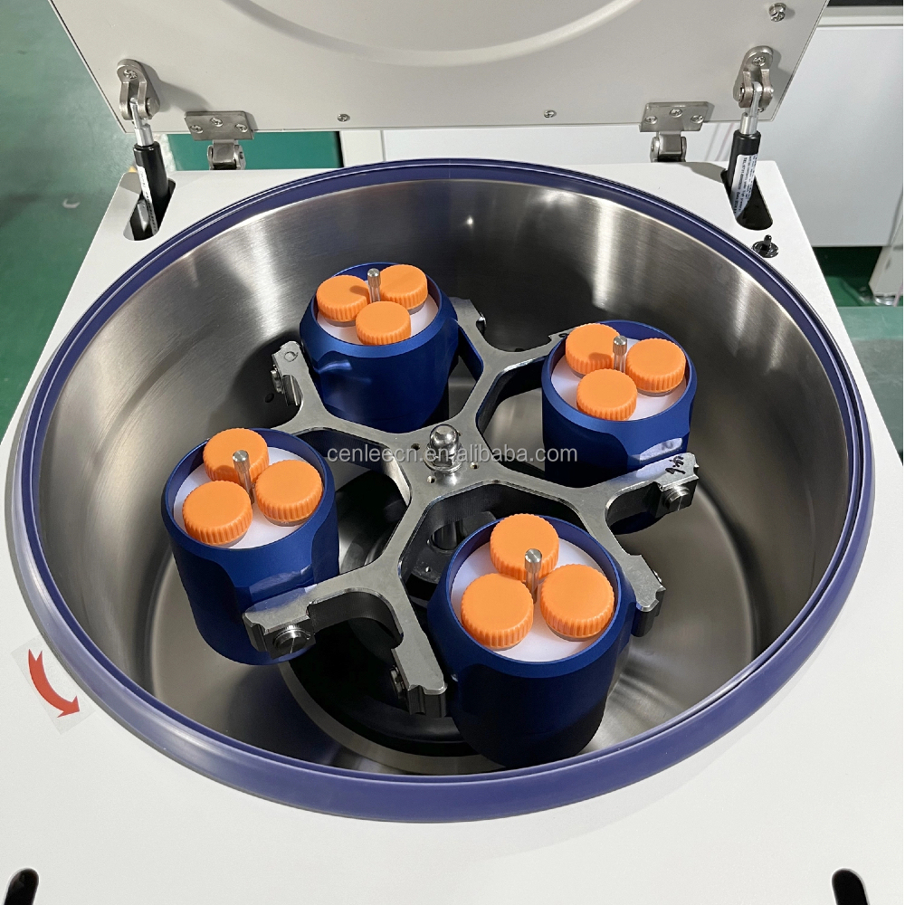 CTL550 5500rpm Low Speed Large Capacity Centrifuge 4x750ml 4x500ml with Adapters Cocktail Bar Purification Centrifuge Machine