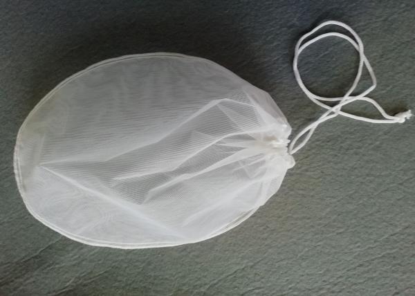 White 120 150 Mesh Monofilament Nylon Mesh Filter Bags For Milk