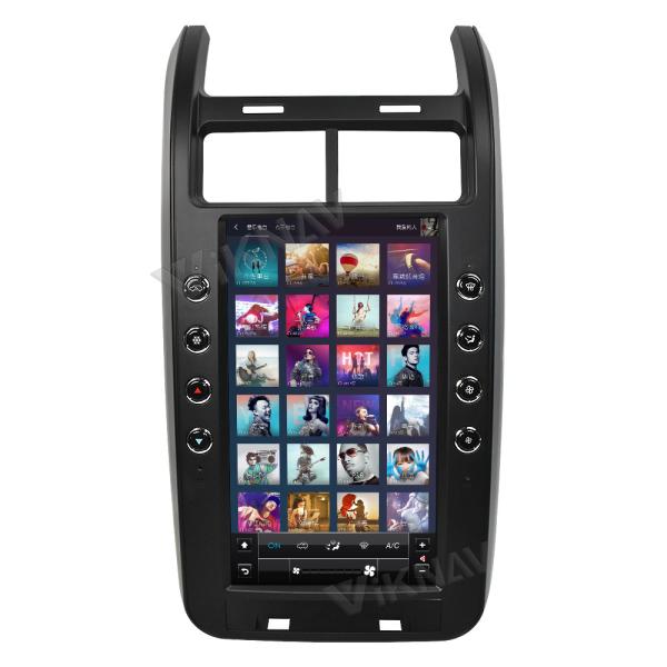 Автомобильный радиоприемник путешествием PX6 доджа со стерео системы андроида экрана Tesla