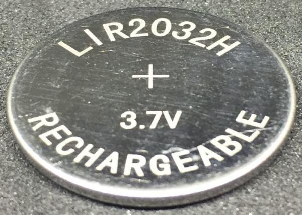 Leakage Proof Lithium Ion Button Cell LIR2032H  70mAh  Longer Service Life