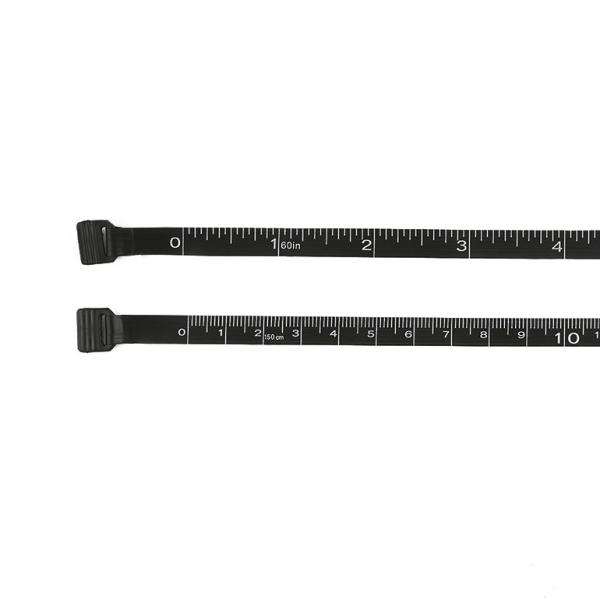 Wintape Wholesale Bulk Hight Quality Retractable Black Body Tape Measuring Tools With Platic Tab For Promotion Gift