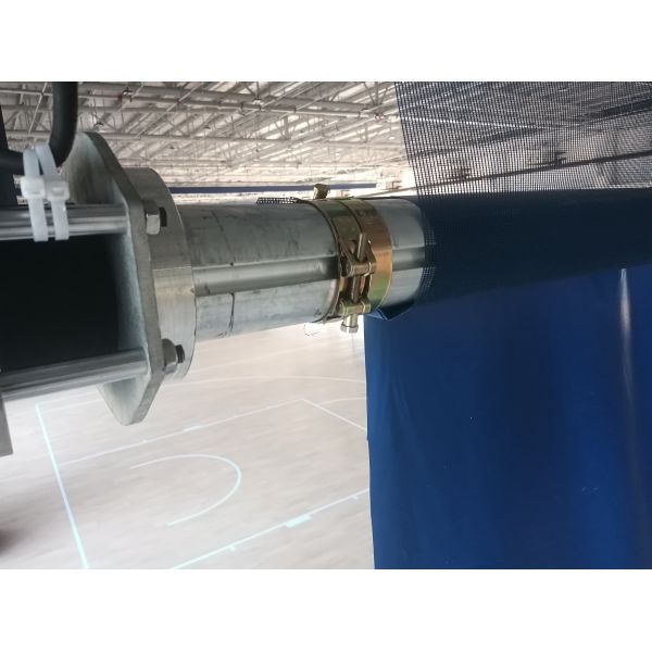 Hot Selling PVC Mesh Panels Roll-up Gym Divider Curtain with 7.5m per Minute Lifting Speed and Customizable Color