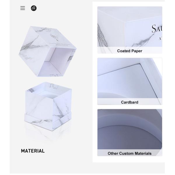 Recyclable Handmade Gift Packaging Box Cardboard Candle Gift Box Packaging With Lid