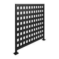 Balustrade de tuyau en acier galvanisé plat bon marché prête à être assemblée