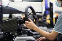 Jeu de PC de pédales d'OEM 3 de soutien conduisant le simulateur