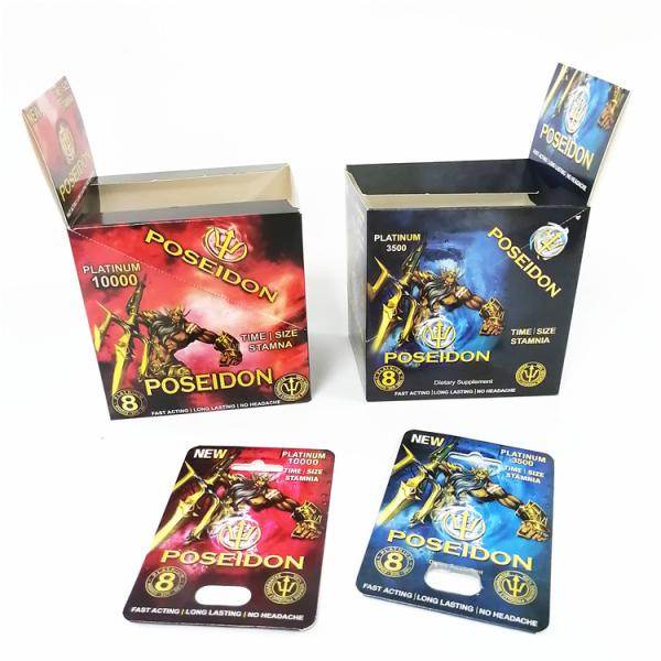 Розовая карта коробки бумаги Pussycat выбивая горячие штемпелюя карты коробок дисплея сексуального волдыря повышения упаковывая