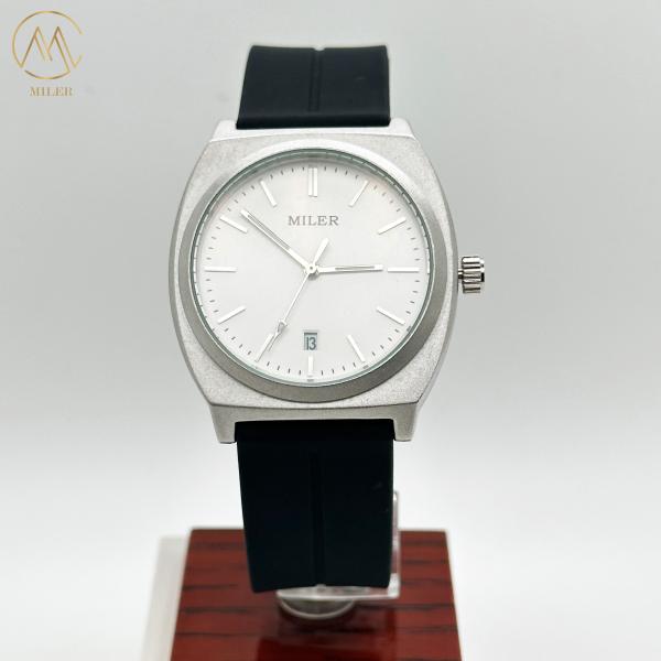 Caso de silicona relojes de pulsera clásicos para pareja 30M resistente al agua