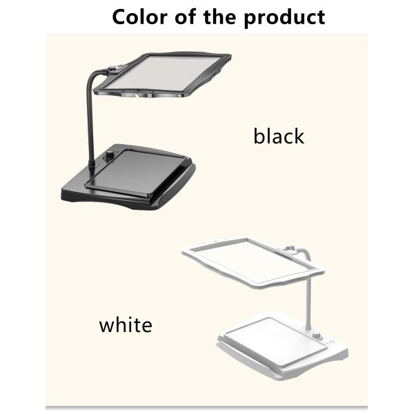 LED Desktop Magnifying Glass New Launch PMMA Material Horizontal and Vertical Screen Arbitrary Switch Reading Assistant