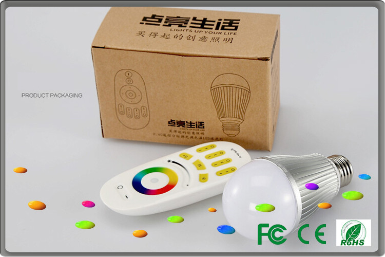 Smart LED lamp for smart home Automation systems , Smartphone multi color led light