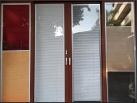Porte avec construit en Mini Blinds Between Glass 5 19H DU MATIN Insulatioin sain 2.1M