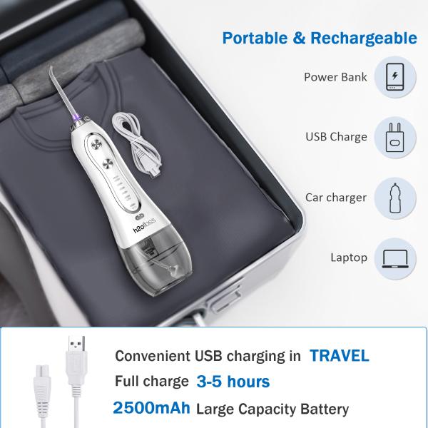 Батарея домочадца привелась в действие выборы воды, бесшнуровое зубоврачебное flosser IPX7