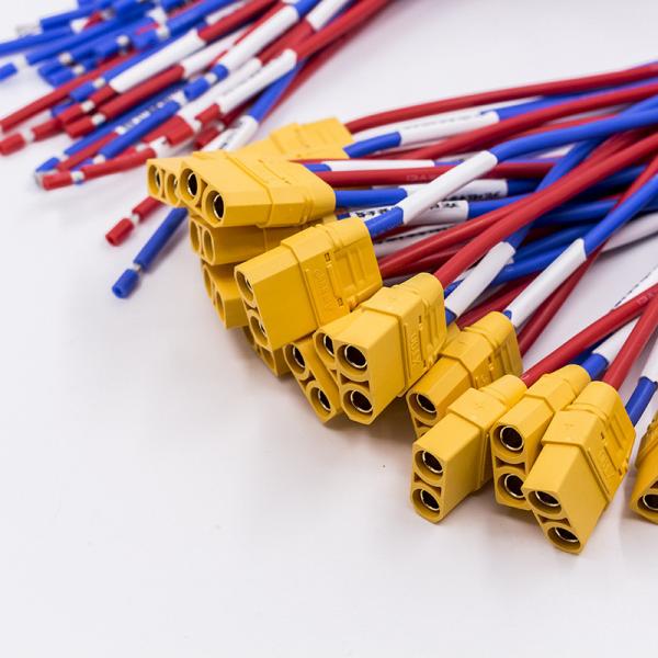 OEM ODM RC Battery XT30 XT60 XT60H XT90 Deans T Plug Bullet Connector Extension Wire Cable Assembly -25°C- 120°C