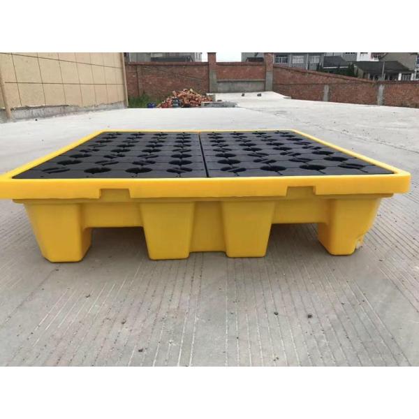 32kg Single Faced Style HUADING Oil Spill Pallet for Two Drums Truck Transportation