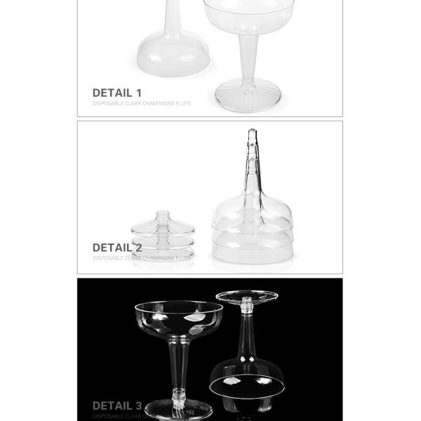 Amazon top seller 2019 disposable PS clear 4oz plastic dessert cup