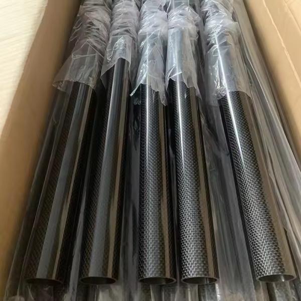 Китайская фабрика трубы из углеродного волокна 90 мм трубы из углеродного волокна 60 мм 80 мм 100 мм 120 мм 200 мм 1000 мм twill трубы из углеродного волокна