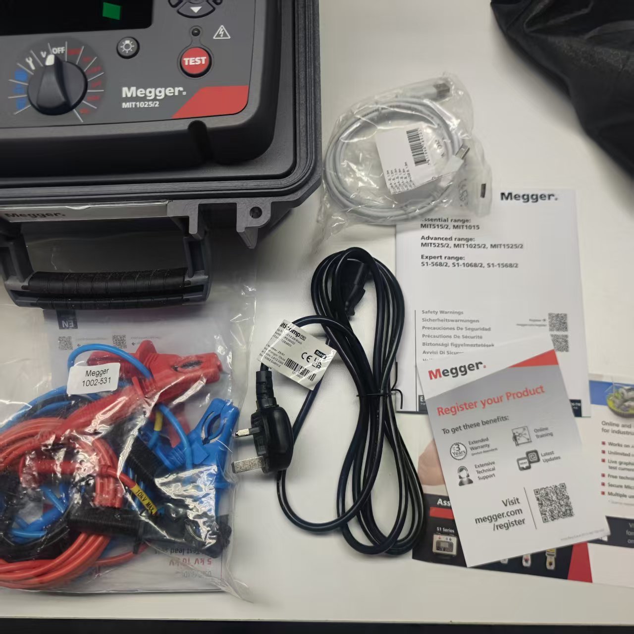 Megger MIT1025/2-US/UK/CN - 10kV Insulation Resistance Tester