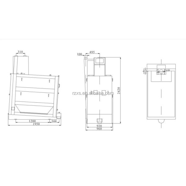 HS1000 Рисовая фабрика 850 кг для классификации белого риса с высокой точностью