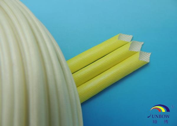 1500V Braided Acrylic Fiberglass Sleeving High Temperature Silicone Sleeve for F Class Motor