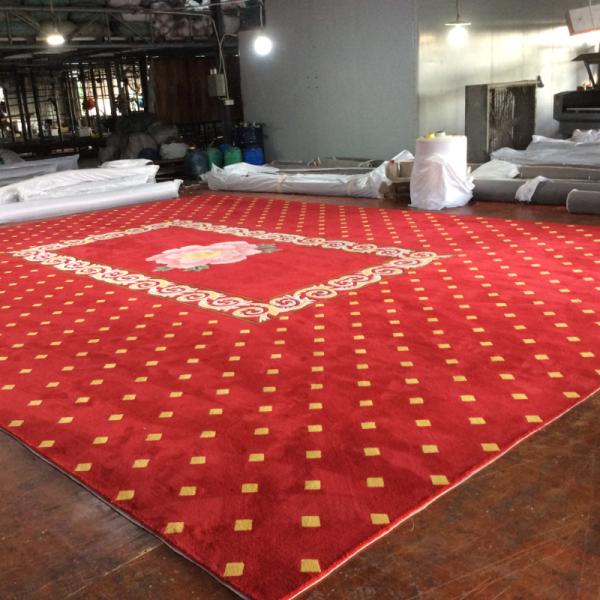 Custom Meadow Rugs Handmade Ployster Green Grass Area Carpets and Rugs for Living Room