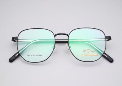 Ultralight sofisticado Vintage Custom Metal Frame Óculos Ópticos Acetato