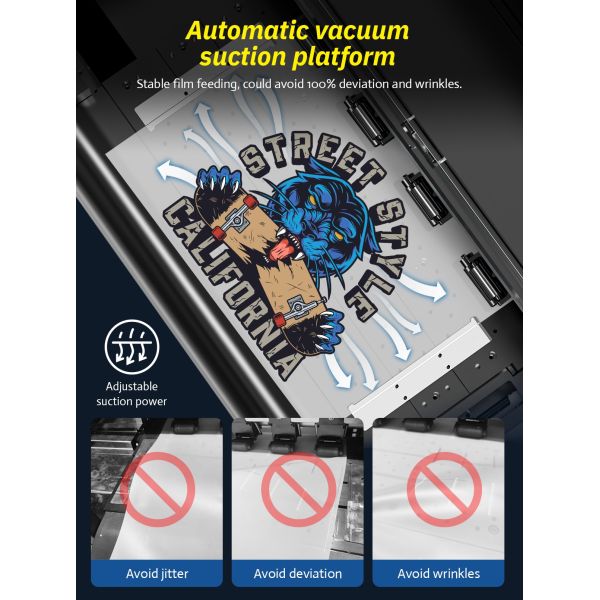 Pompes à encre blanche Ingani Supercolor A4 Circulation 30CM Imprimante DTF Impresseur avec double I1600 Tête d'impression