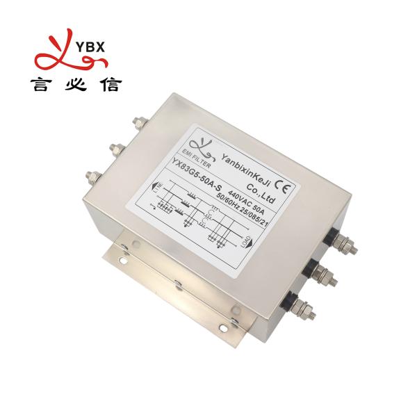 Сила DC 2250VDC конвертера фильтра EMI 50A высокой эффективности трехфазная