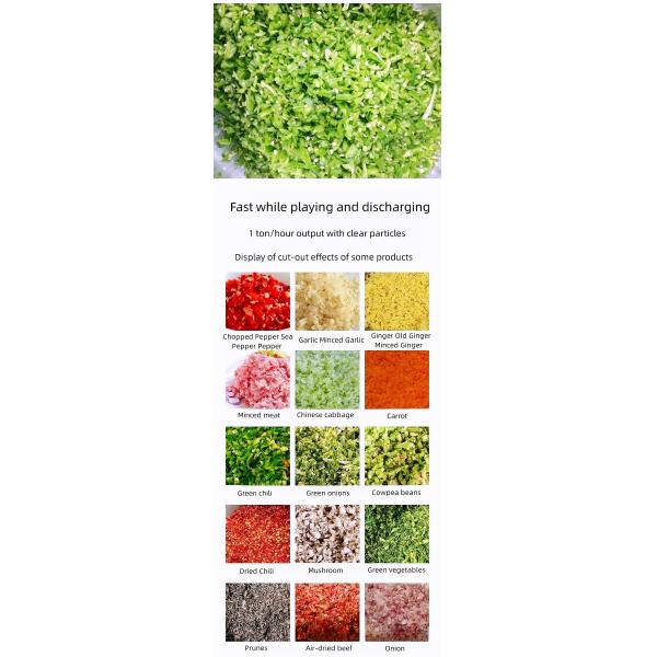 Versatile 2.2kw Electric Food Processor Ideal for Vegetable Processing Plant and Home
