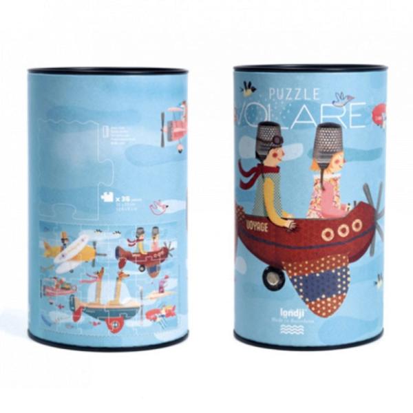 157g 165mm Height Gift Tube Packaging For Puzzle
