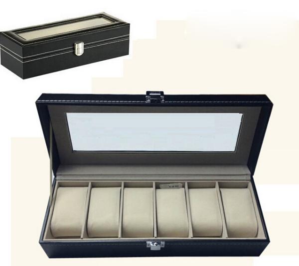 watch box leather watch PU displaying box