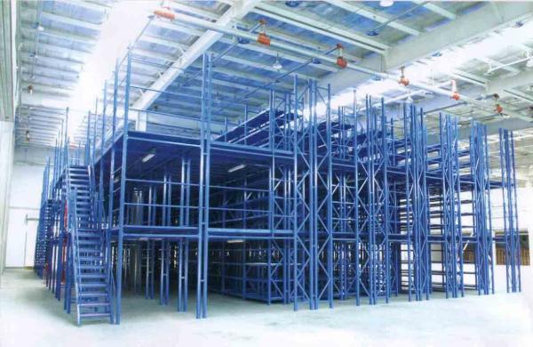 Plataforma de acero de almacén de rack de mezzanine de alto nivel estructural compuesto