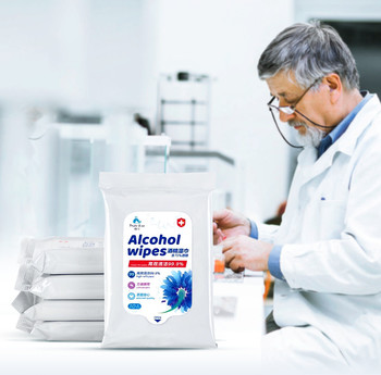 Применять обложку к очищая алкоголю влажный алкоголь изопропила обтирает/75% обтирает