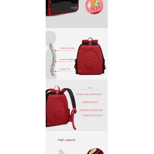 Nohoo new series PU polyester waterproof backpack 3D shape cartoon style school bags wholesale