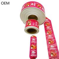 Polyamide Sausage Casing Flexografia Impressão de tamanho diferente Customs Logo Sausage Casing