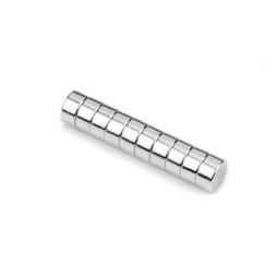 Magnet N52 Disc/Round Customised Shape NdFeB Magnet/Neodymium Magnet D6x3mm Nickel Zinc coating