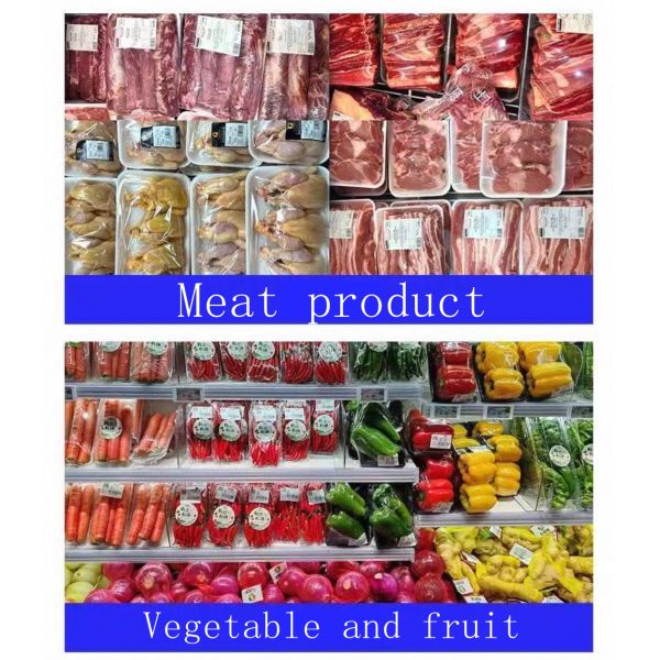 Electric Automatic PLC-Controlled Plastic Wrap Packaging Machine for Food and Commodity Sealing