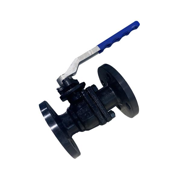 Ручной 2-частный Dn25 шаровой клапан Фланц из углеродистой стали Коррозионно устойчивый