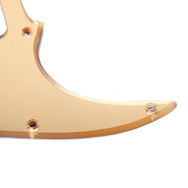 Mirror Gold SSS guitarra Pickguard 11 buracos Scratch Plate para EUA / México STRATOCASTER Strat guitarras elétricas