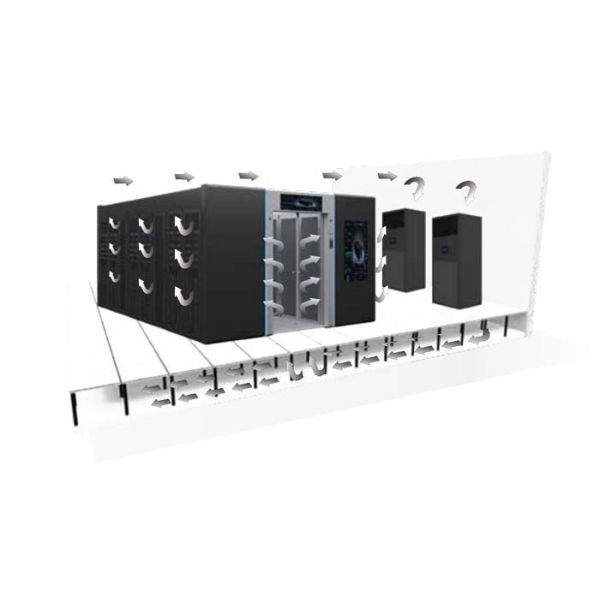 Chilled Water Cold Aisle Containment Data Center Architecture Large Scale