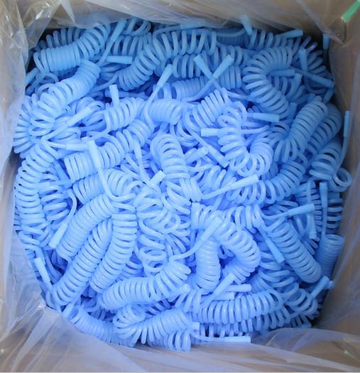 Não - identificação espiral tóxica da tubulação 4.8mm do psiquiatra do calor da borracha de silicone transparente