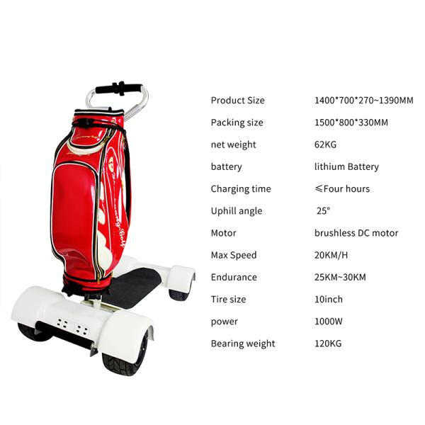 White Color Powerful Electric Scooter 60V Voltage 18.2Ah Battery 20km/H Max Speed