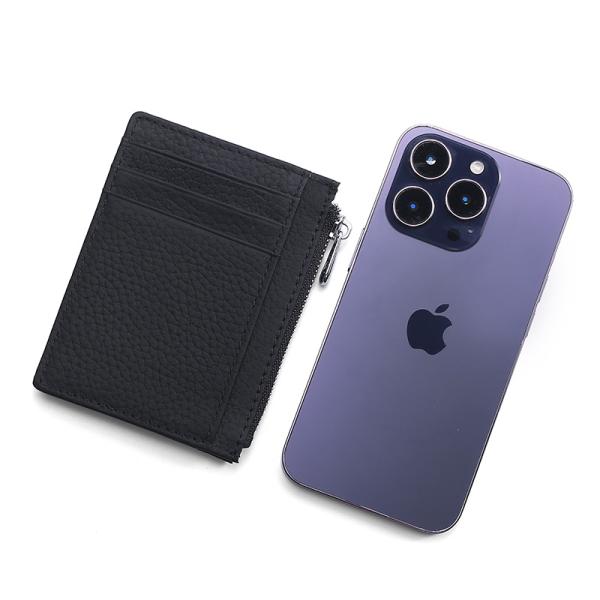 Custom Logo Accepted Newest Minimalist Front Pocket Rfid Wallet Card Holder For Men