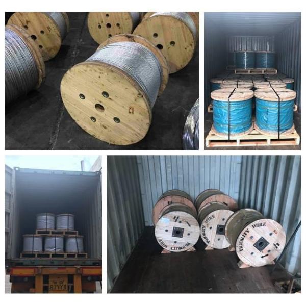 Высокой гальванизированный прочностью на растяжение провод пребывания согласно горячему БС 183 окунутый для веревочки