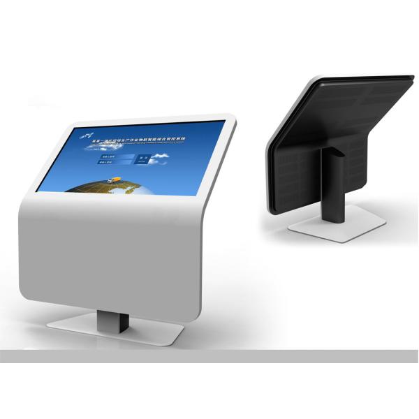 FCC 32" Interactive Multi Touch Table Standing Kiosk Table White